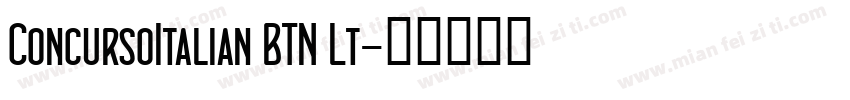 ConcursoItalian BTN Lt字体转换